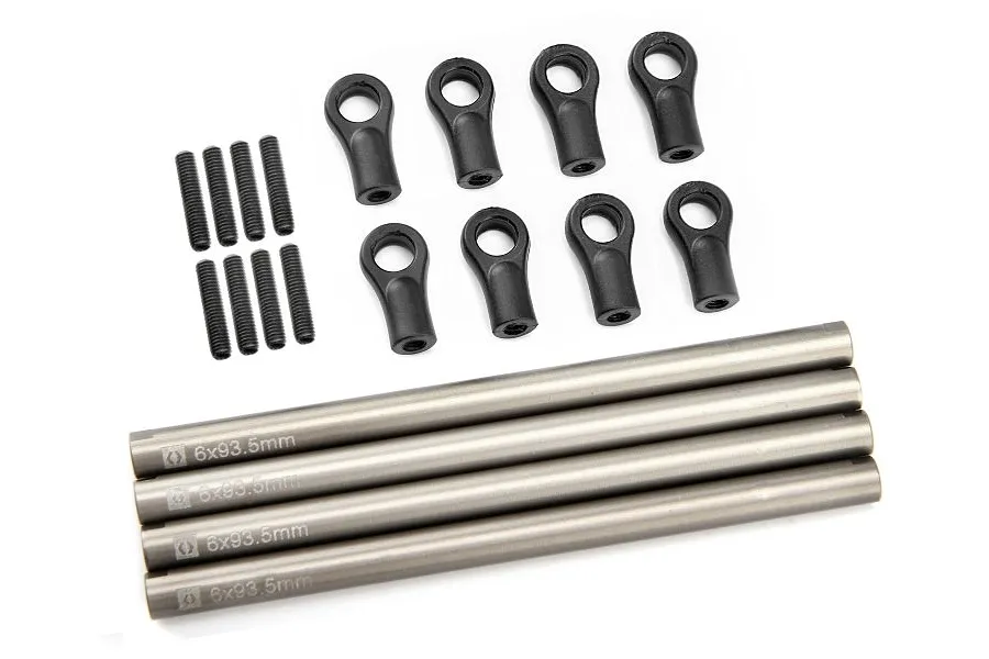 HPI Gunmetal Aluminium Lower Links Set image 76706