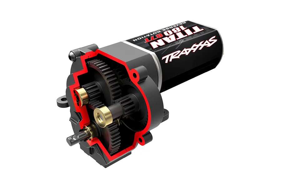 Traxxas TRX-4M Low-Range Transmission w/ Titan 180 87T Motor image 76767