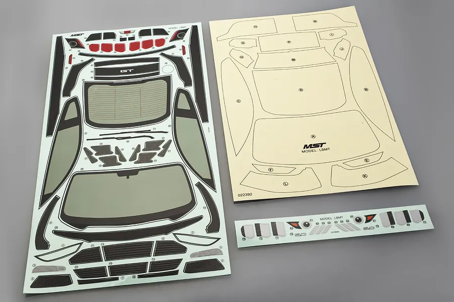 MST 1/10 LBMT Unpainted Body Shell - Clear image 76780