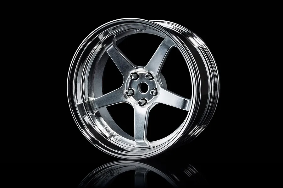 MST 1.9&amp;quot; GT Off-Set Changeable Silver/Flat Silver Rims 4Pcs image 76784