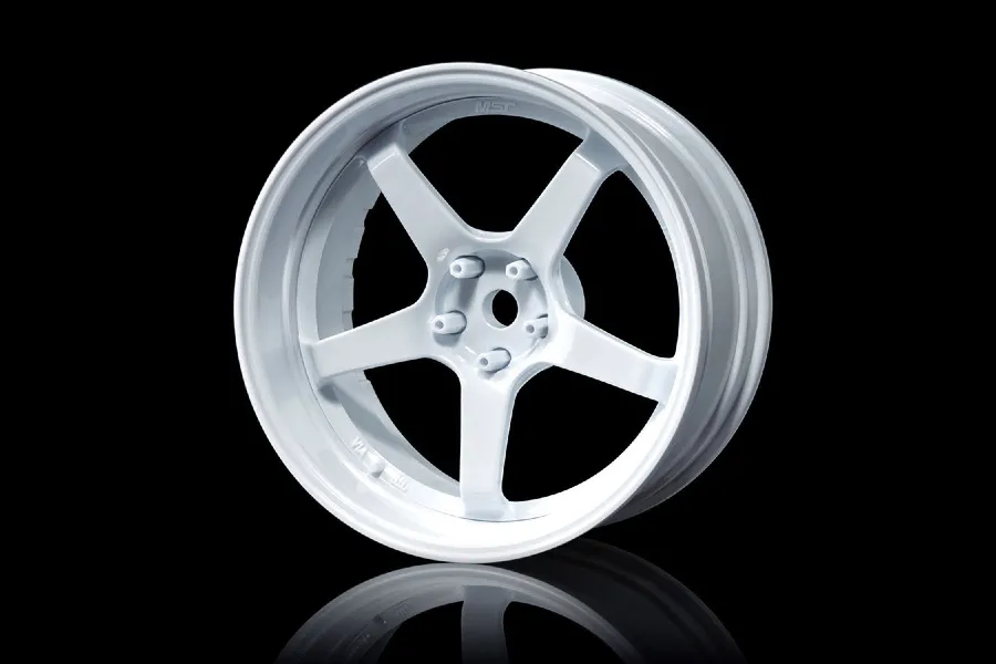 MST 1.9&amp;quot; GT Off-Set Changeable White Rims 4Pcs image 76793