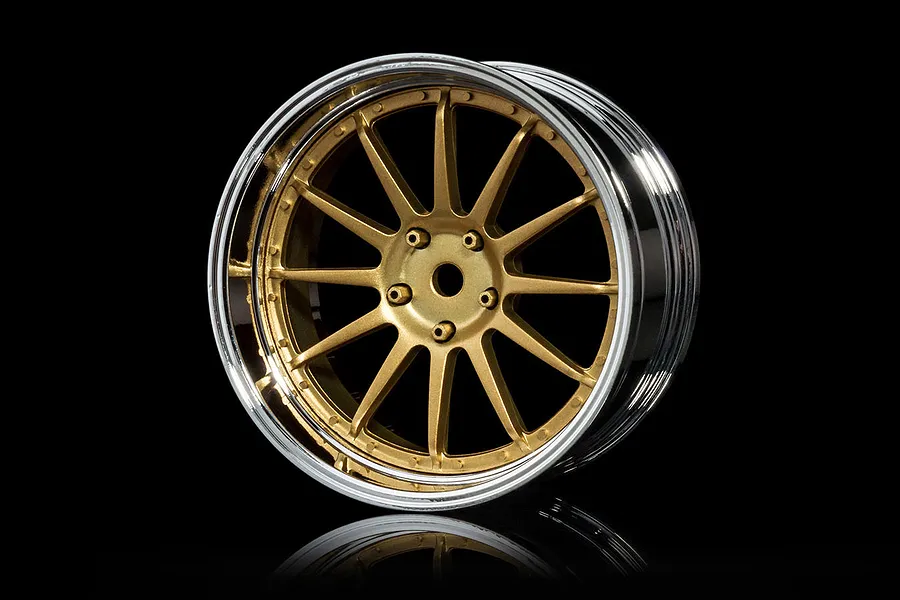 MST 1.9&amp;quot; 21 Off-Set Changeable Silver/Gold Rims 4Pcs image 76798