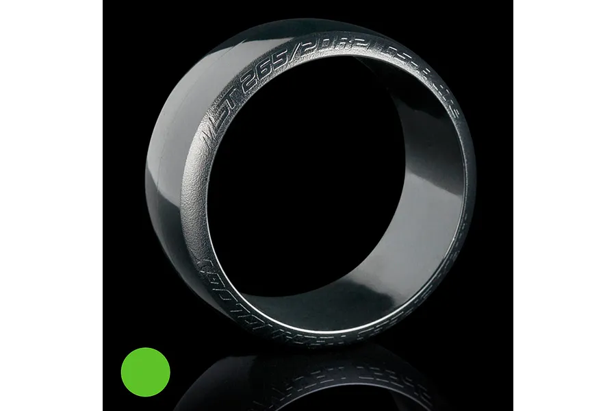 MST 1.9&amp;quot; CS-R Green (Hard) Compound Rear 2WD Drift Tyres 2Pcs image 76799