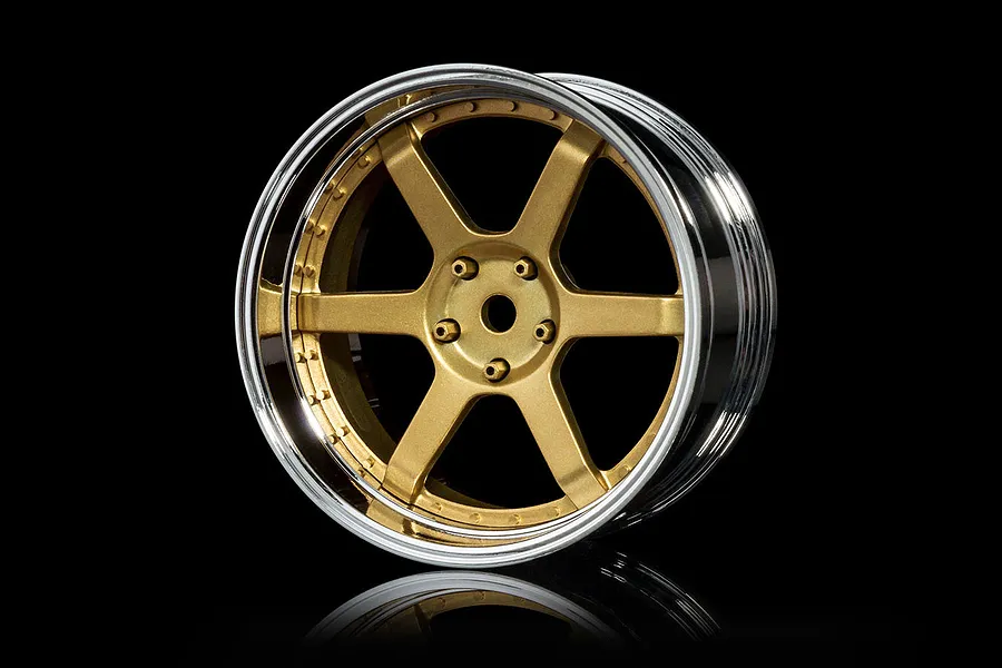 MST 1.9&amp;quot; 106 Off-Set Changeable Silver/Gold Rims 4Pcs image 76801