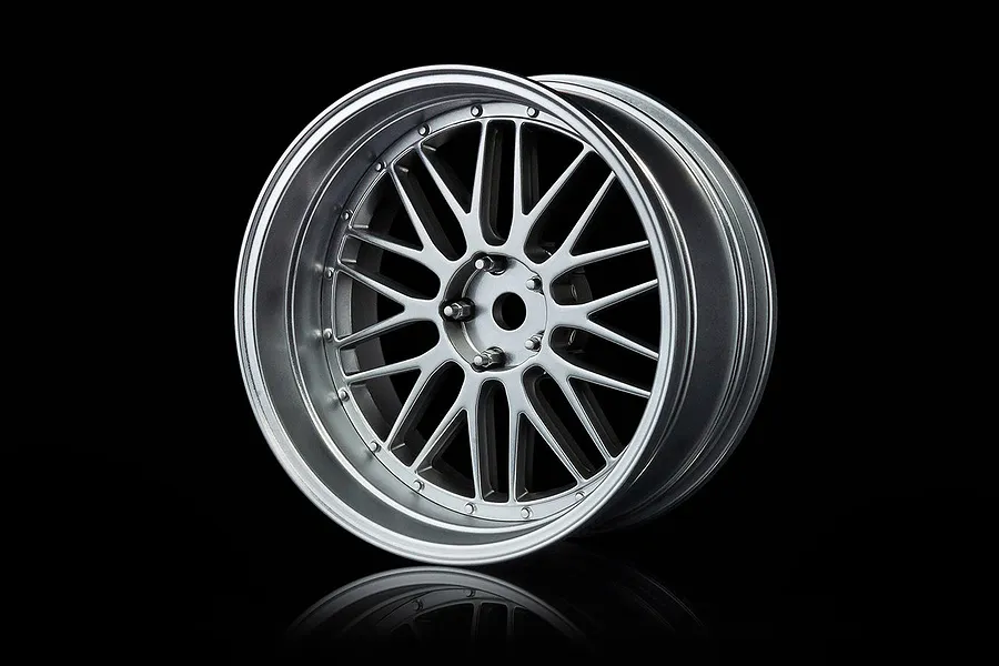 MST 1.9&amp;quot; LM Off-Set Changeable Flat Silver Rims 4Pcs image 76848