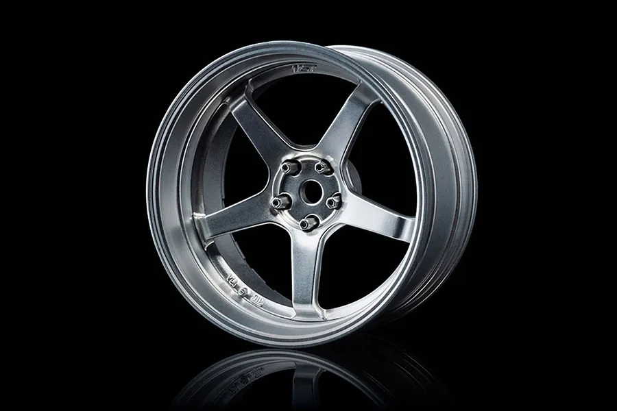 MST 1.9&amp;quot; GT Off-Set Changeable Flat Silver/Flat Silver Rims 4Pcs image 76850