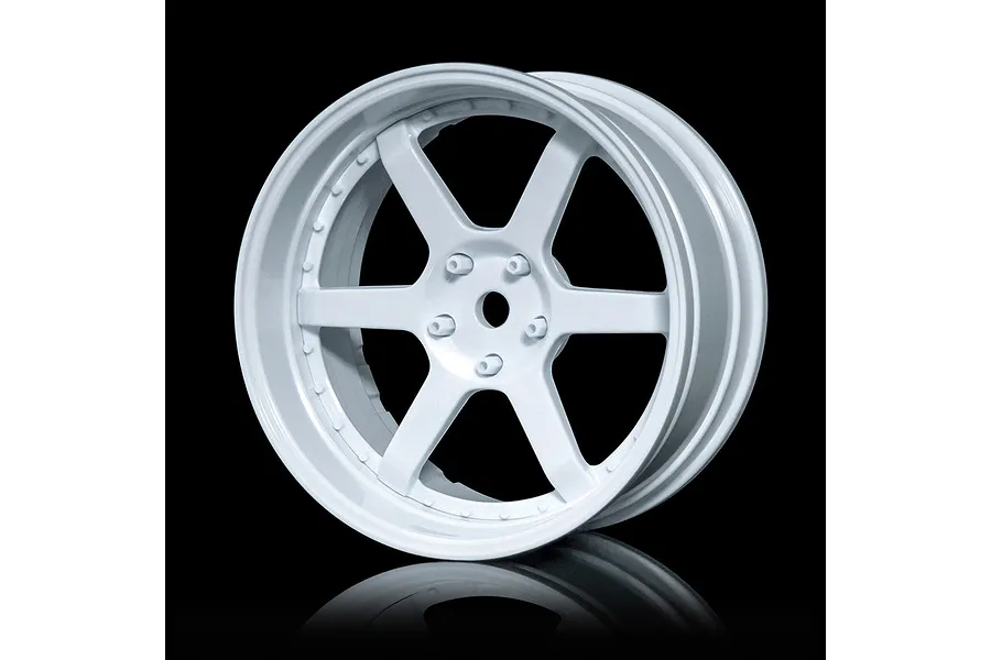 MST 1.9&amp;quot; 106 Off-Set Changeable White Rims 4Pcs image 76855