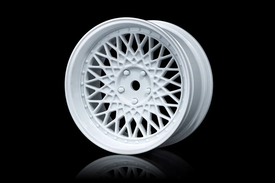 MST 1.9&amp;quot; 501 Off-Set Changeable White Rims 4Pcs image 76860