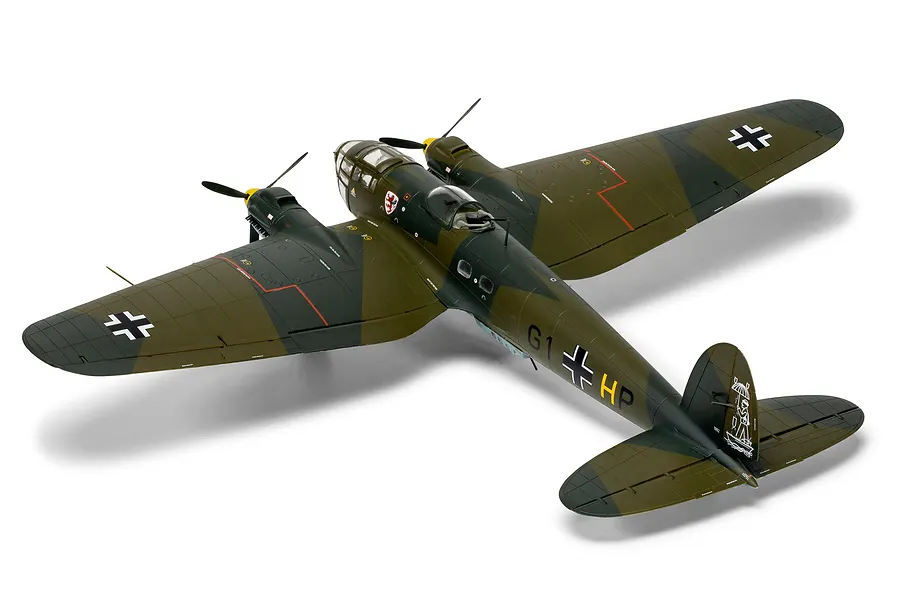 Airfix 1/72 Heinkel He111 P-2 Bomber Scaled Plastic Model Kit image 76946