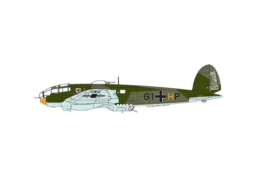 Airfix 1/72 Heinkel He111 P-2 Bomber Scaled Plastic Model Kit image 76953