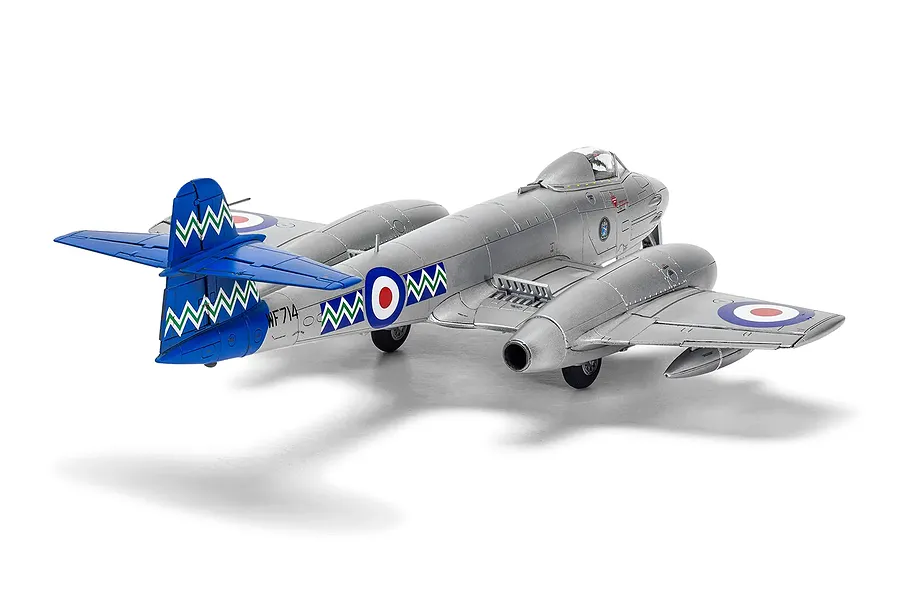 Airfix 1/72 Gloster Meteor F.8 Jet Scaled Plastic Model Kit image 76959