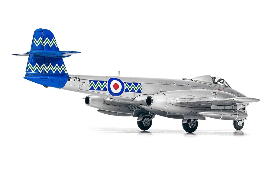 Airfix 1/72 Gloster Meteor F.8 Jet Scaled Plastic Model Kit image 76961