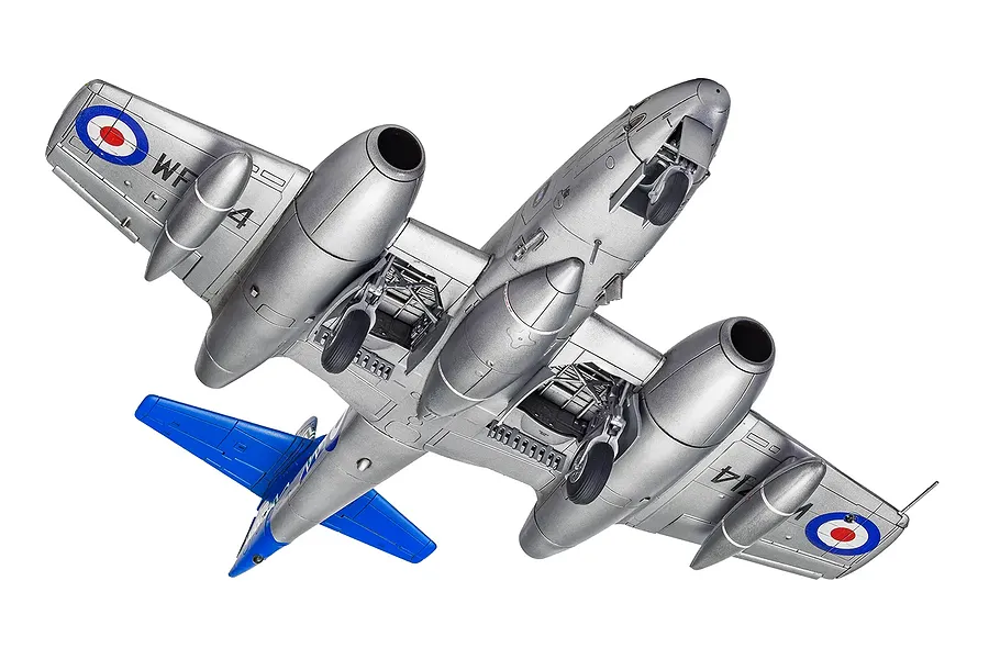Airfix 1/72 Gloster Meteor F.8 Jet Scaled Plastic Model Kit image 76963