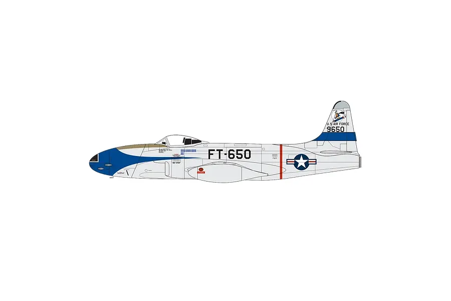 Airfix 1/72 F-80C Shooting Star Fighter Jet Scaled Plastic Model Kit image 76969