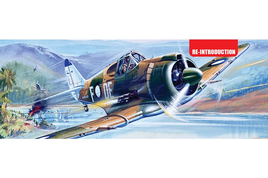 Airfix 1/72 RAAF Commonwealth CA-13 Boomerang Fighter Scaled Plastic Model Kit image 76972