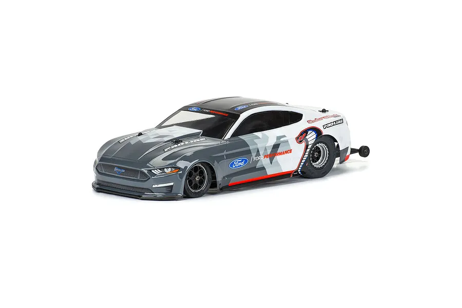 Pro-Line 1/16 2021 Ford Mustang Cobra Jet Unpainted Body Shell w/ Decal Sheet image 77008
