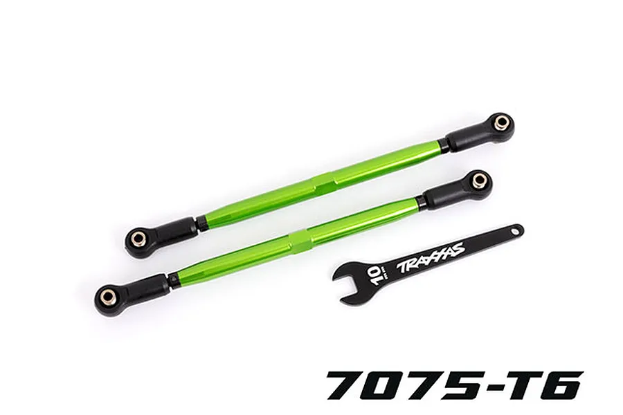 Traxxas Green Aluminium Front Toe Links 2Pcs w/ Wrench image 77074