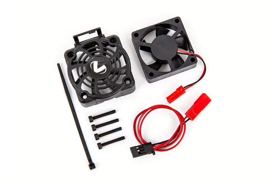 Traxxas Cooling Fan Kit w/ Black Shroud image 77083