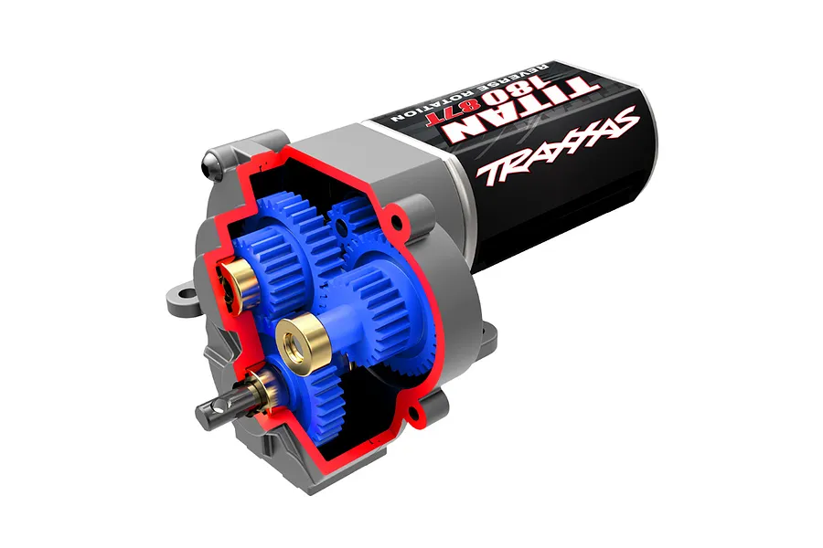 Traxxas TRX-4M Complete 9.7:1 Ratio Complete Transmission w/ Titan 87T Motor image 77086