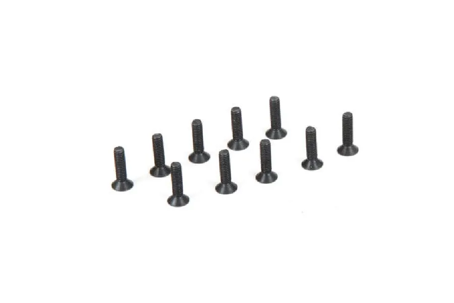 TLR 2.5x10mm Fine Thread Countersunk Head Screws 10Pcs image 77090
