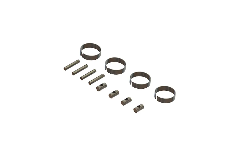 ARRMA Driveshaft Metal Fittings 2Pcs image 77099