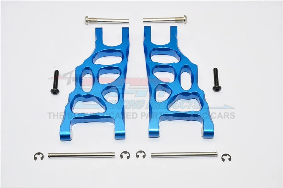 GPM Blue Aluminium Front Suspension Arms 2Pcs w/ Pins image 77143