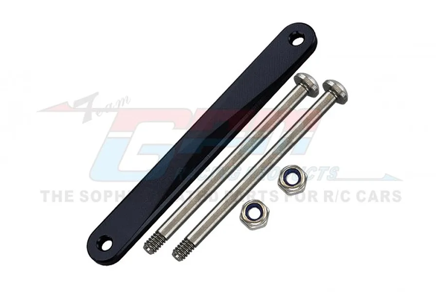 GPM Black Aluminium Front Suspension Arm Pin Brace w/ Pins image 77145