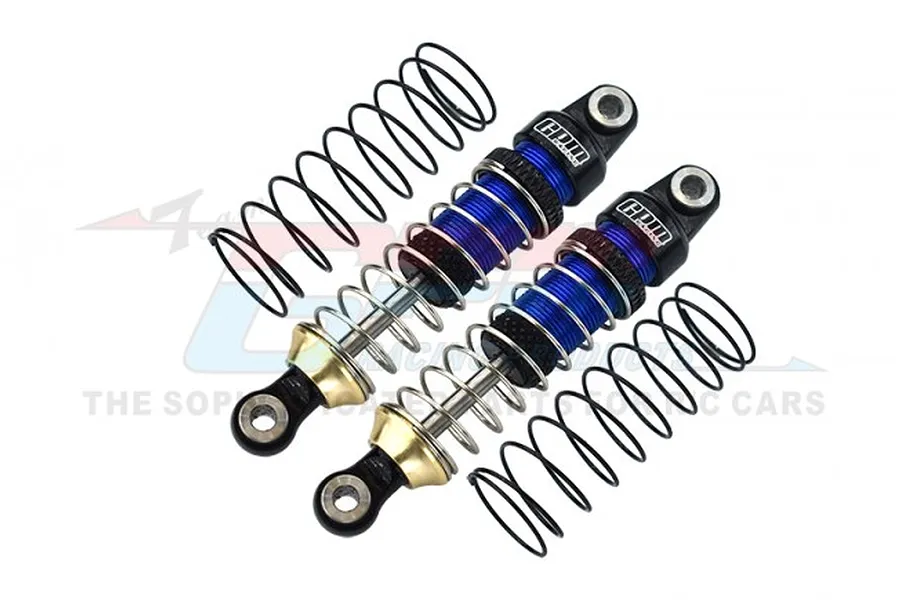 GPM Blue Aluminium 52mm Adjustable Front/Rear Shocks 2Pcs image 77152
