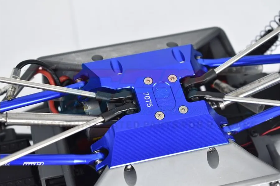 GPM Blue Aluminium Chassis Skid Plate image 4