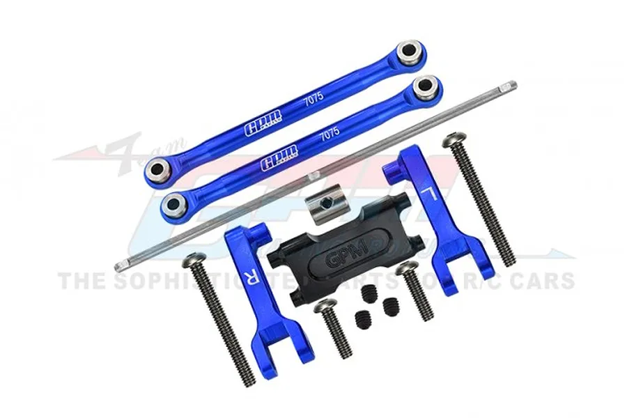 GPM Blue Aluminium Rear Sway Bar Set image 77161