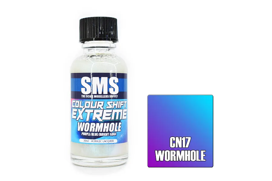 Scale Modellers Supply Color Shift Extreme Wormhole (Purple, Blue, Bright Aqua) 30ml image 77244