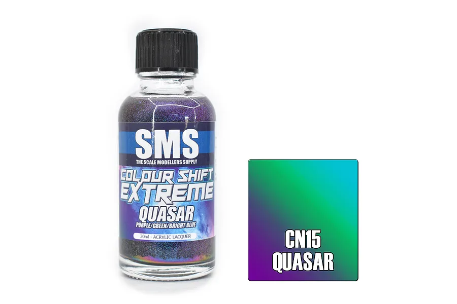 Scale Modellers Supply Color Shift Extreme Quasar (Purple, Green, Bright Blue) 30ml image 77246