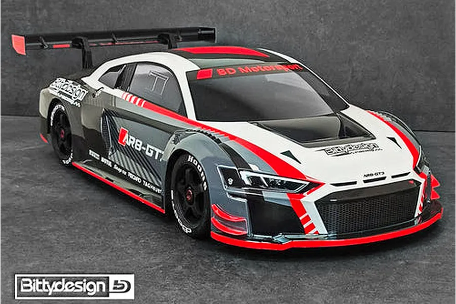 Bittydesign 1/7 AR8-GT3 Unpainted Body Shell w/ Decals image 77247