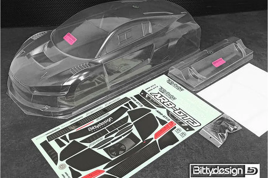 Bittydesign 1/7 AR8-GT3 Unpainted Body Shell w/ Decals image 77248