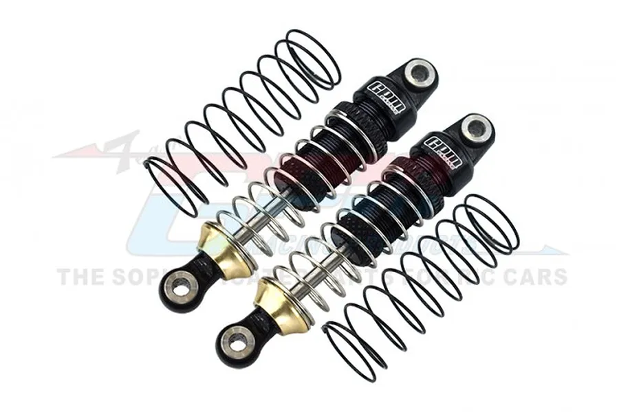 GPM Black Aluminium 52mm Adjustable Front/Rear Shocks 2Pcs image 77293