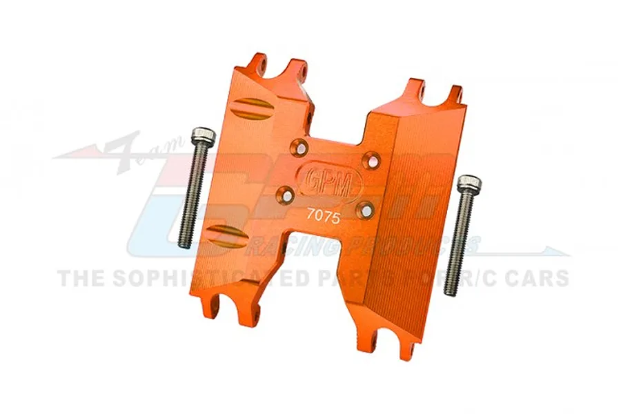 GPM Orange Aluminium Chassis Skid Plate image 1