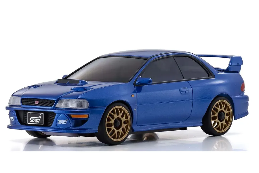 Kyosho Mini-Z 1998 Subaru Impreza STi 22B RC Drift Car Electric AWD RTR - Blue image 77333