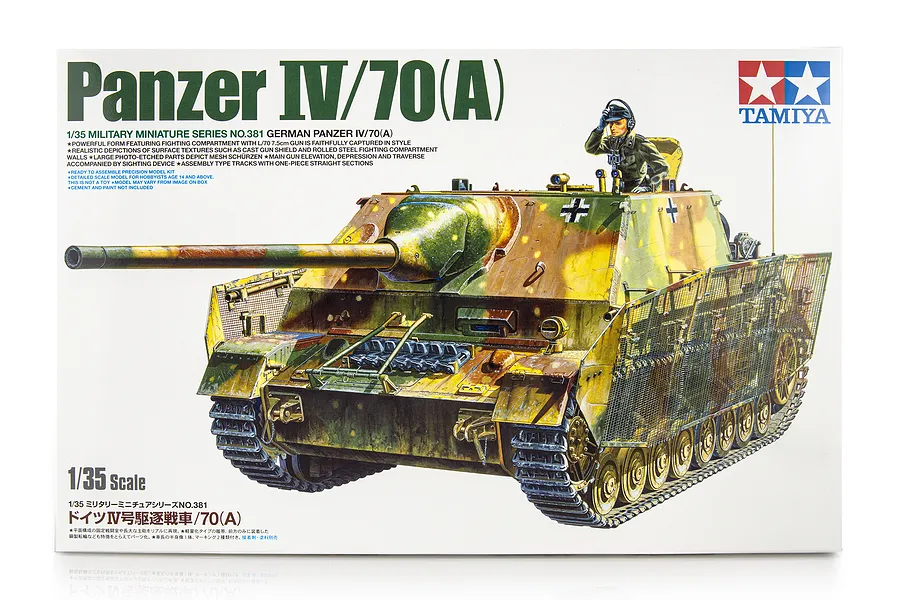 Tamiya 1/35 German Panzer Iv/70(A) Scaled Plastic Model Kit image 77430