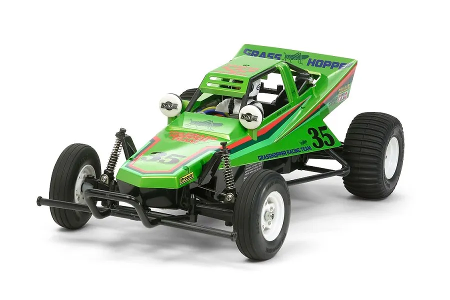 Tamiya Grasshopper RC Buggy Electric 2WD 1/10 Scale Kit (No ESC) - Candy Green Edition image 77434