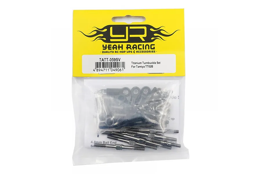 Yeah Racing Tamiya TT-02B Turnbuckle Set image 77456