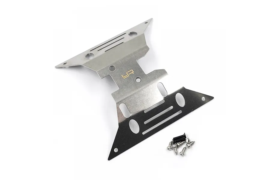 Yeah Racing Stainless Steel Centre Chassis Skid Plate image 77457