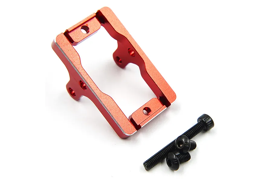 Yeah Racing Red Aluminium Servo Mount image 77471
