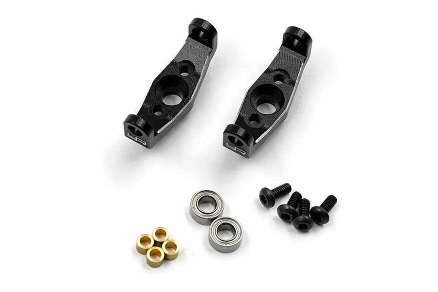 Yeah Racing Black Aluminium Hub Carriers (C-Hubs) 2Pcs image 77479