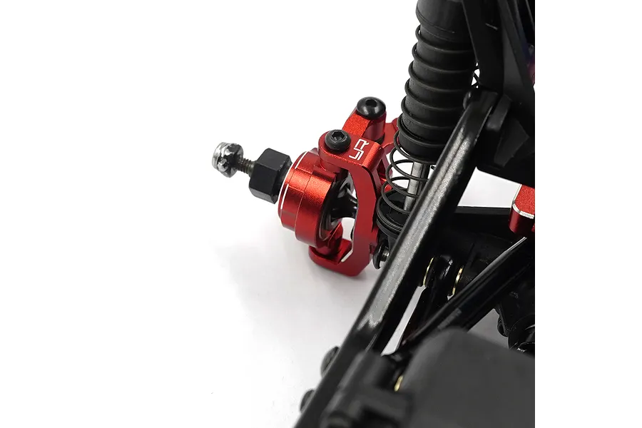 Yeah Racing Red Aluminium Hub Carriers (C-Hubs) 2Pcs image 77483