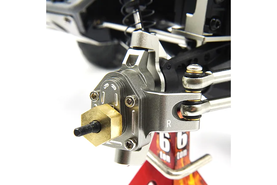 Yeah Racing Gunmetal Aluminium Hub Carriers (C-Hubs) 2Pcs image 3