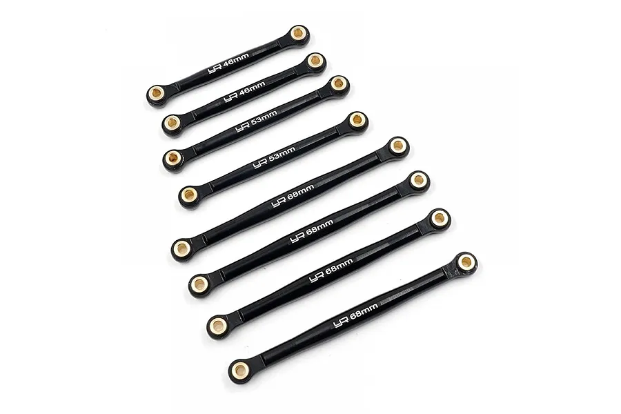 Yeah Racing Black Aluminium Links Set image 77492