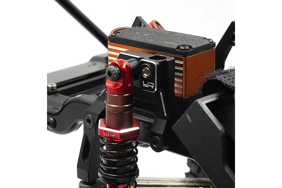 Yeah Racing Black Aluminium Shock Mount Set image 3