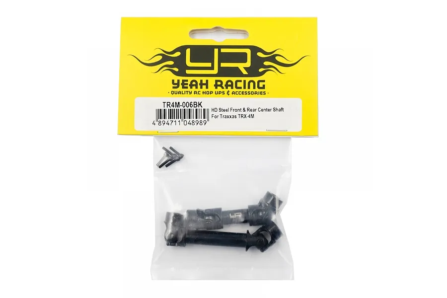 Yeah Racing Steel Front &amp;amp; Rear Centre Driveshafts 2Pcs image 77500