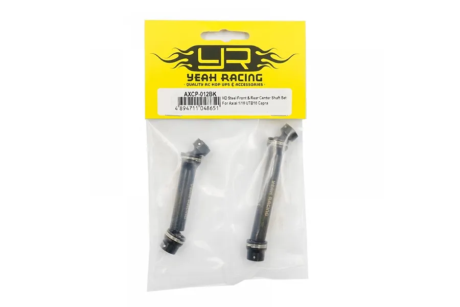 Yeah Racing Hardened Steel Front &amp;amp; Rear Centre Driveshafts 2Pcs image 77502