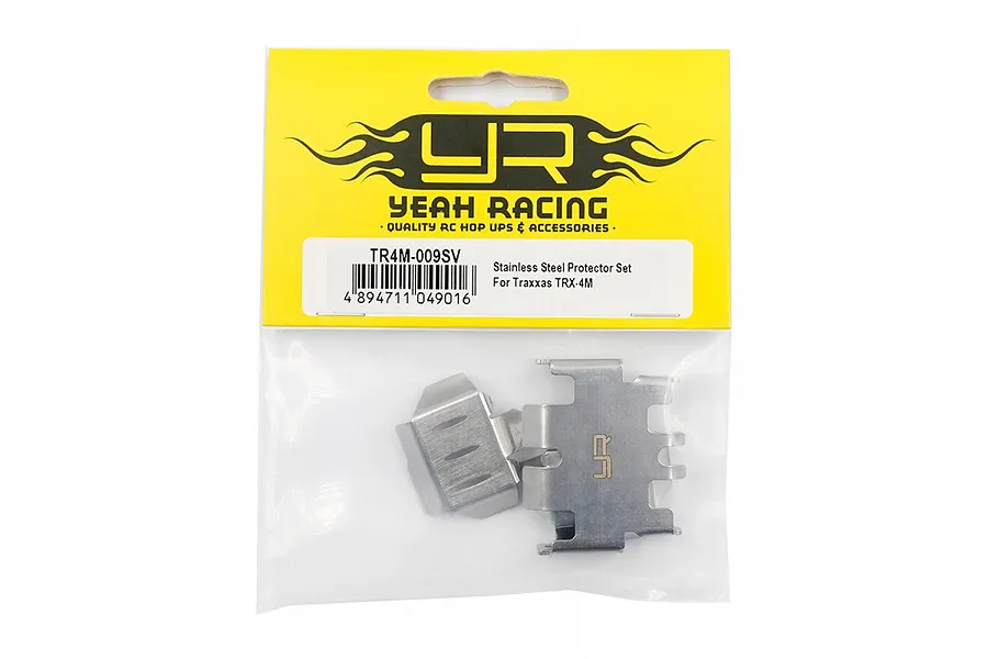 Yeah Racing Stainless Steel Skid Plate Set image 77509